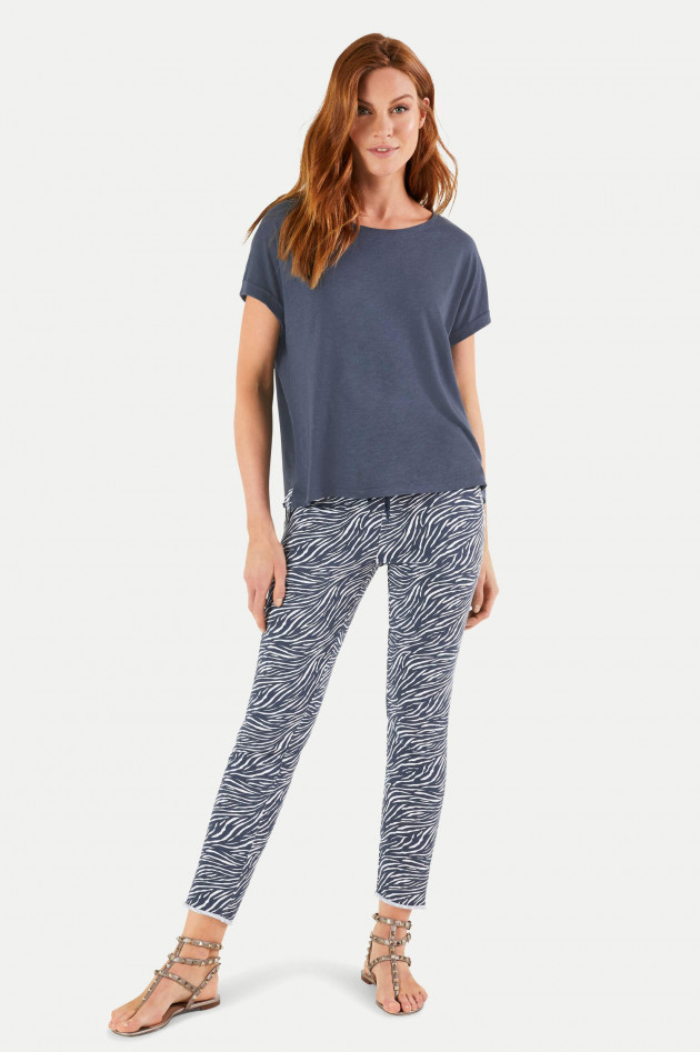 Juvia Sweatpants DESERT STRIPES in Blau/Weiß