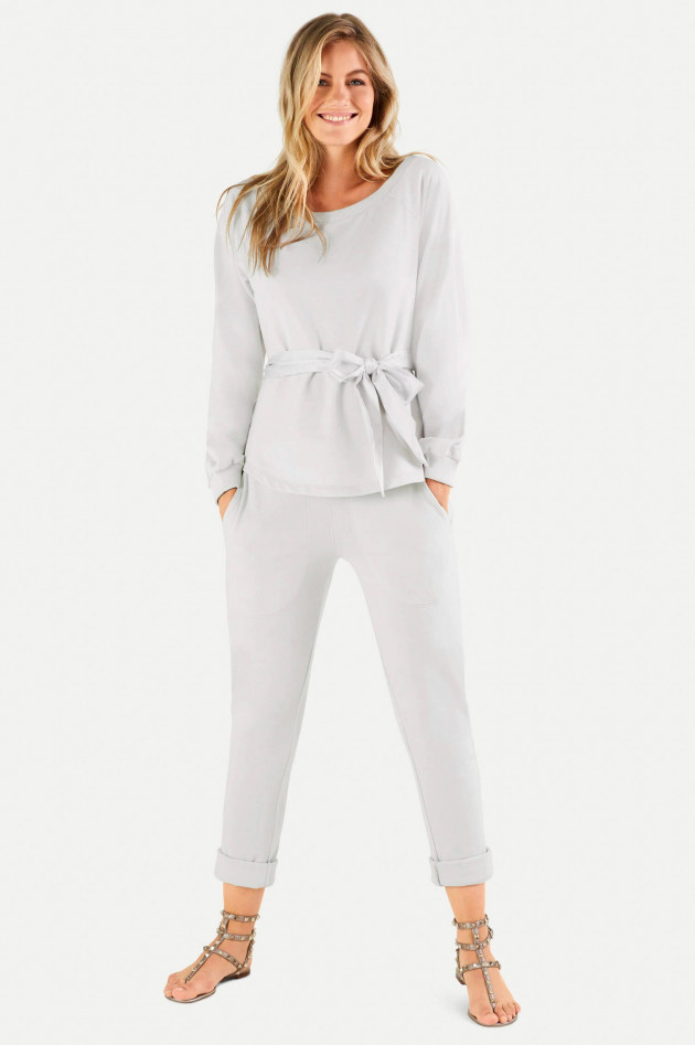 Juvia Relaxed Fit Sweatpants in Hellgrau