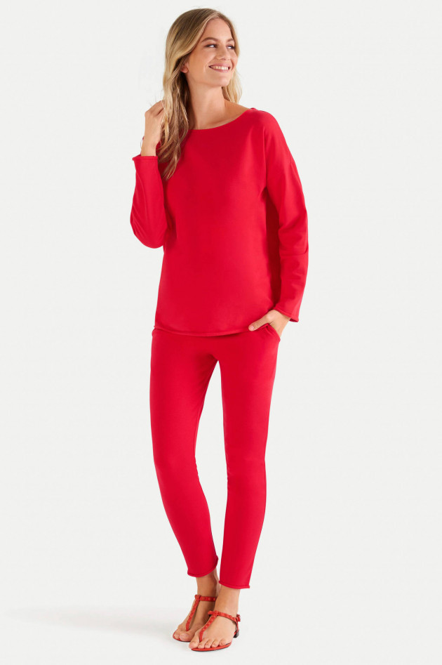 Juvia Slim Fit Sweatpants in Rot