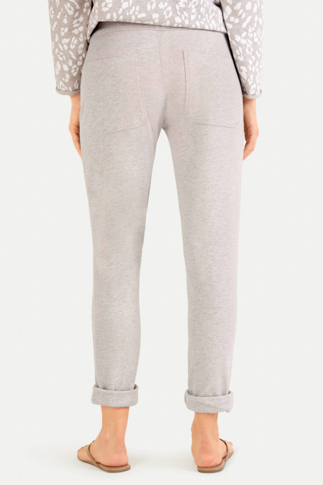 Juvia Relaxed Fit Sweatpants in Beige meliert