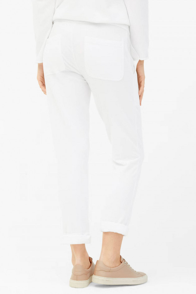 Juvia Relaxed-Fit Sweatpants in Weiß