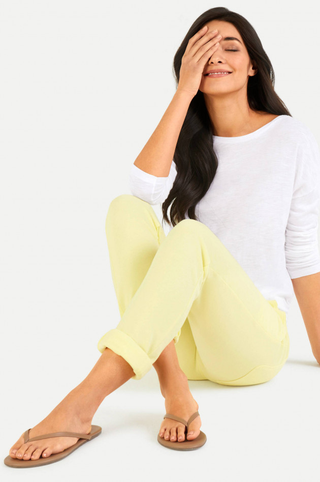 Juvia Relaxed Fit Sweatpants in Pastellgelb