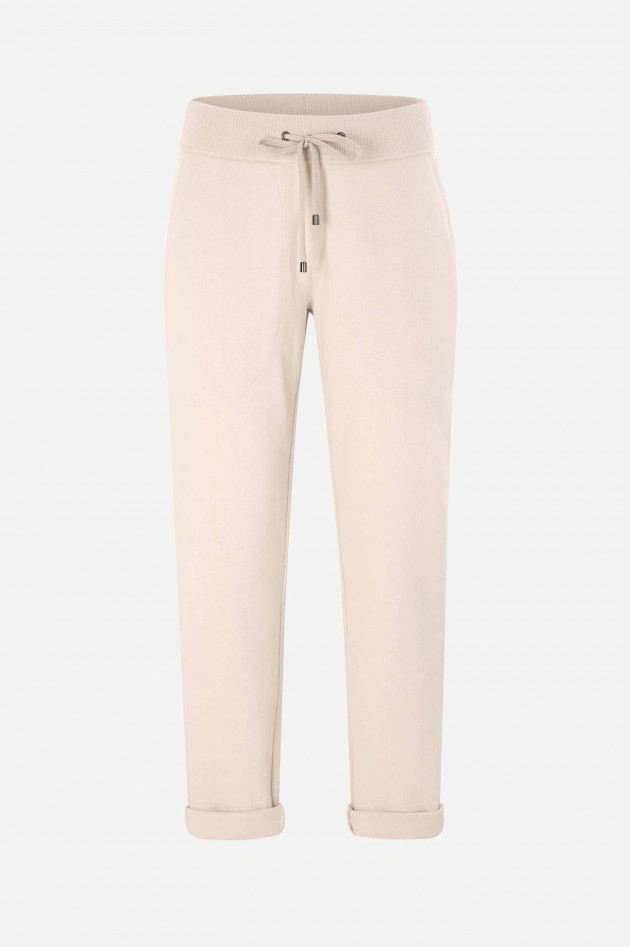 Juvia Relaxed Fit Sweatpants in Beige