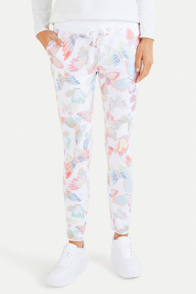 Juvia Sweatpants mit Schmetterling-Print in Multicolor