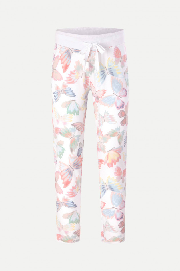 Juvia Sweatpants mit Schmetterling-Print in Multicolor