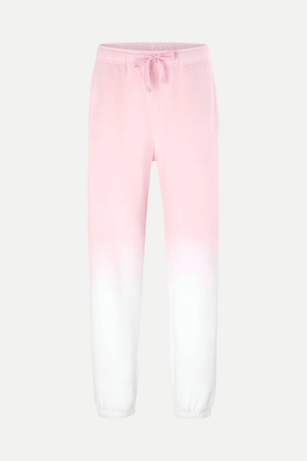 Juvia Dip-Dye Sweatpants in Rosa/Weiß