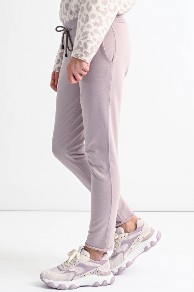 Juvia Slim Fit Sweatpants in Mauve