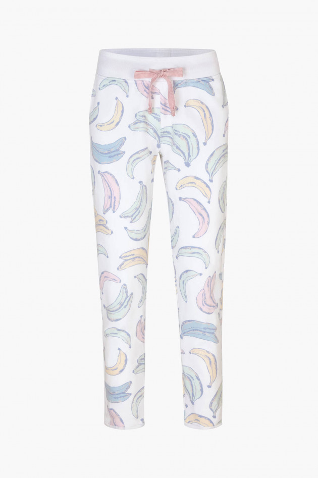 Juvia Sweatpants mit Bananen-Print in Multicolor