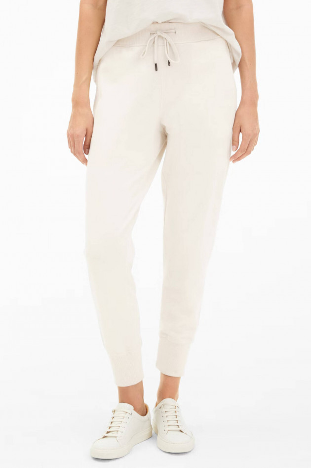 Juvia Relaxed Fit Sweatpants in Creme