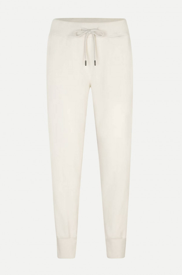 Juvia Relaxed Fit Sweatpants in Creme