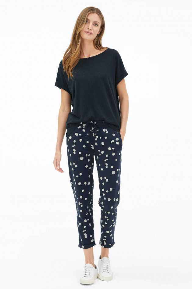 Juvia Sweatpants VINTAGE DOTS in Navy