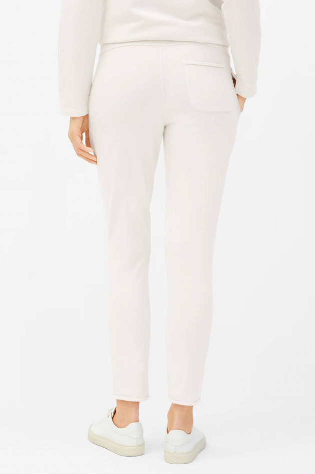 Juvia Slim Fit Sweatpants in Creme