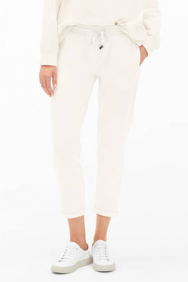 Juvia Relaxed Fit Sweatpants MARGIE in Creme