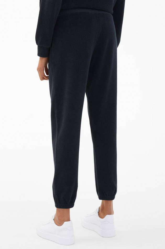 Juvia Frottee-Sweatpants ADELINA in Midnight