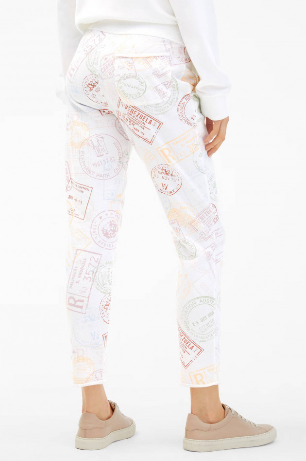 Juvia Jogger mit Allove Print in Weiß