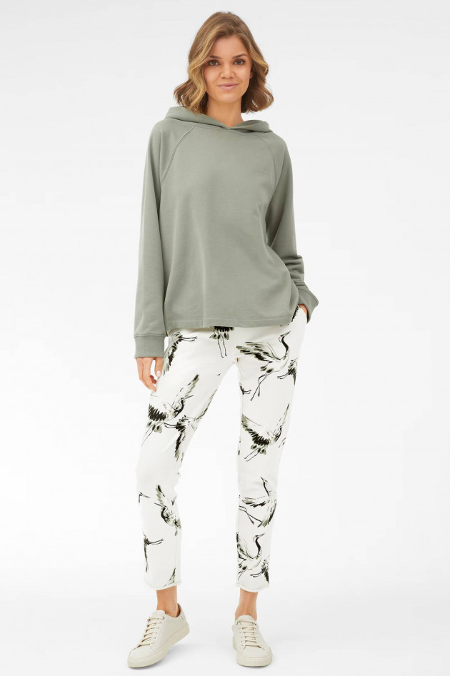 Juvia Sweatpants SMILLA mit Allover-Print in Creme