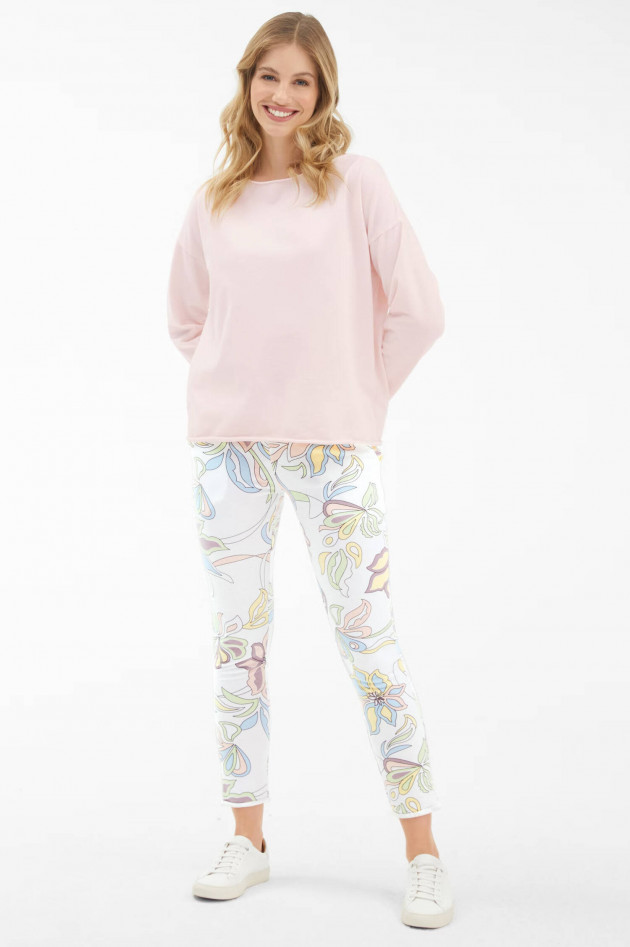 Juvia Sweatpants mit Allover Print in Weiß