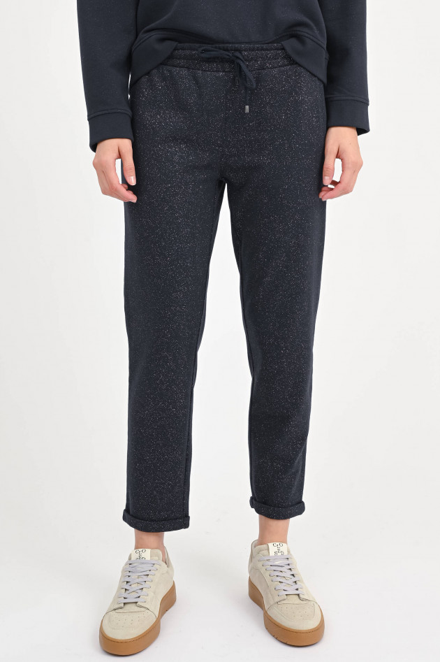 Juvia Glitzer-Sweatpants in Midnight