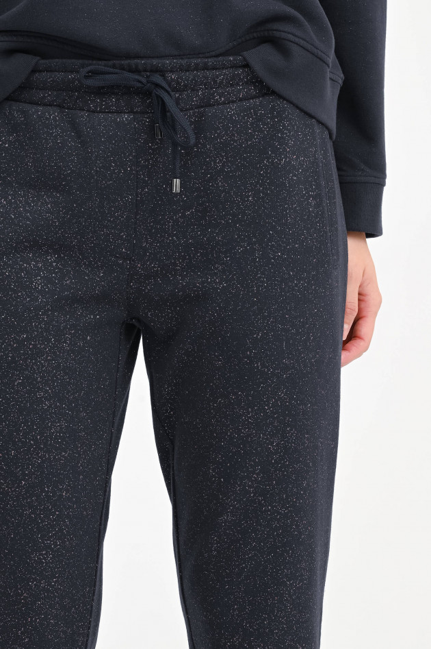 Juvia Glitzer-Sweatpants in Midnight