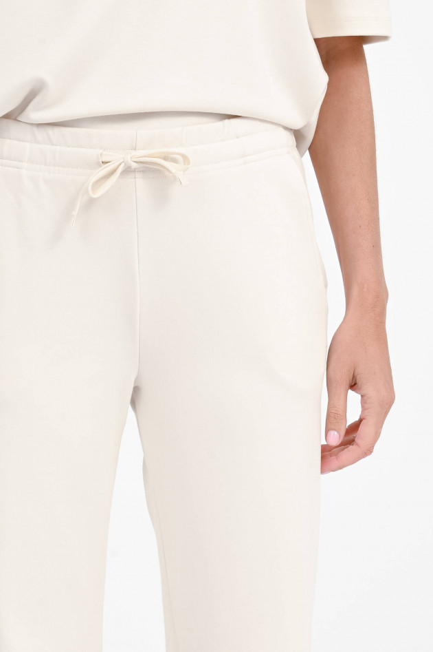 Juvia Sweatpants mit weitem Bein in Eggshell