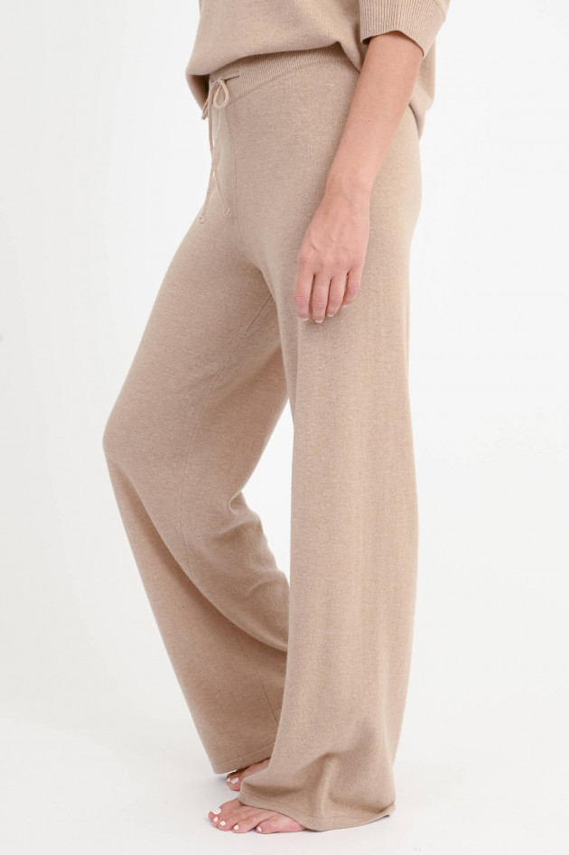 Juvia Woll-Cashmere Sweatpants in Camel