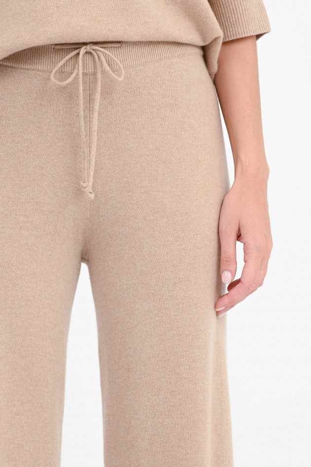 Juvia Woll-Cashmere Sweatpants in Camel