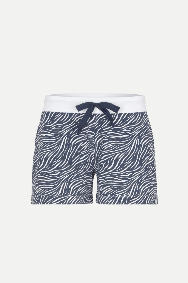 Juvia Shorts DESERT STRIPES in Blau/Weiß