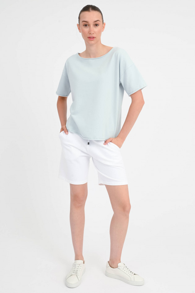 Juvia Sweatpants-Bermuda BRENDA in Weiß
