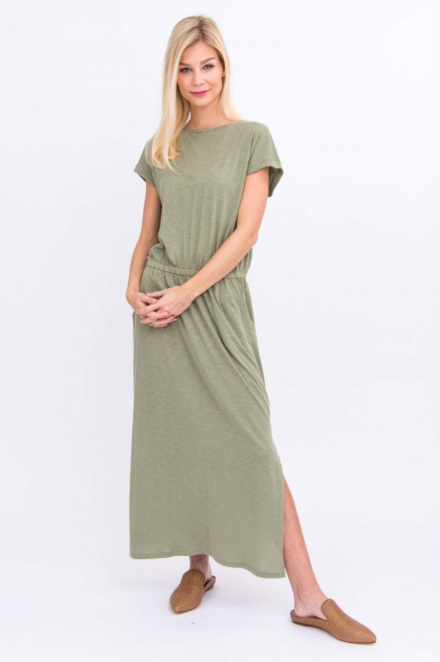 Juvia Maxi-Jersey-Kleid in Salbei meliert