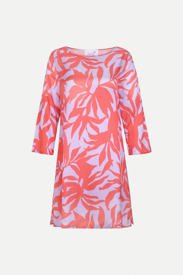 Juvia Kleid ABSTRACT LEAVES in Koralle/Lila