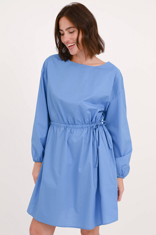 Juvia Mini-Kleid aus Baumwolle in Blau