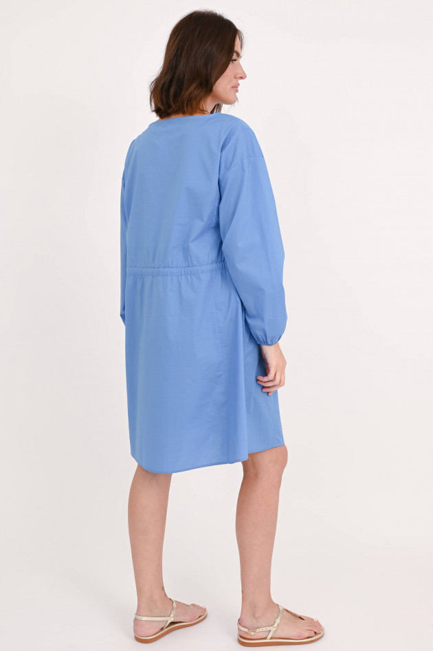 Juvia Mini-Kleid aus Baumwolle in Blau