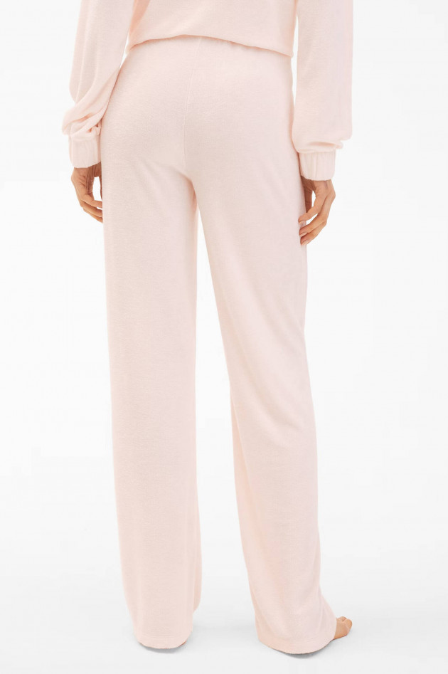 Juvia Terry Fleece Nightwear Hose in Puderrosa