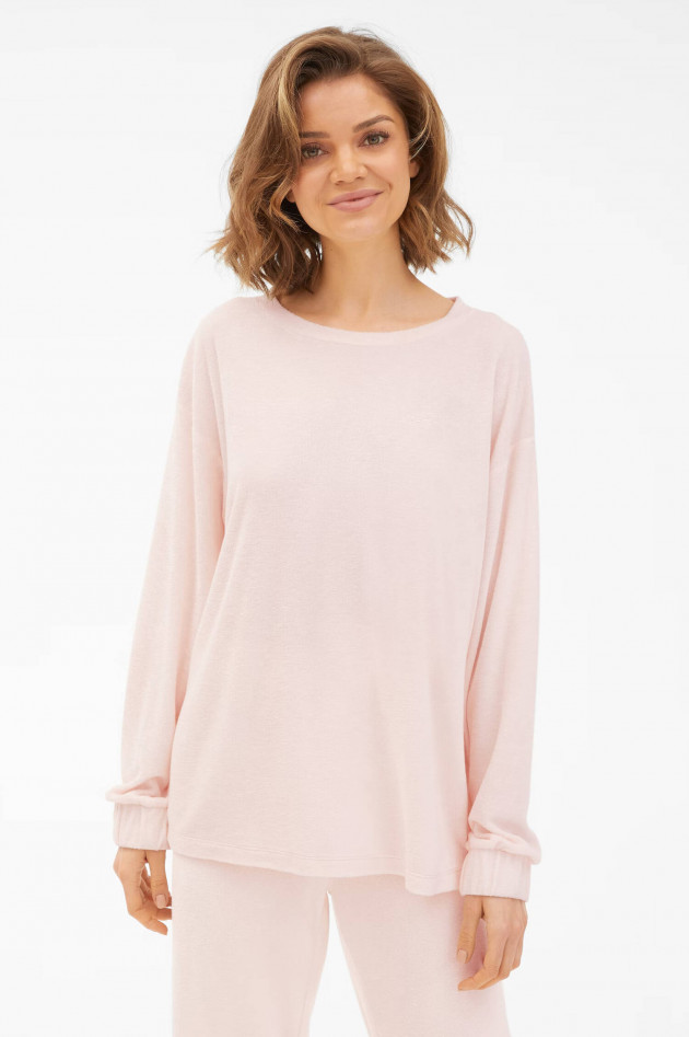 Juvia Terry Fleece Nightwear in Puderrosa