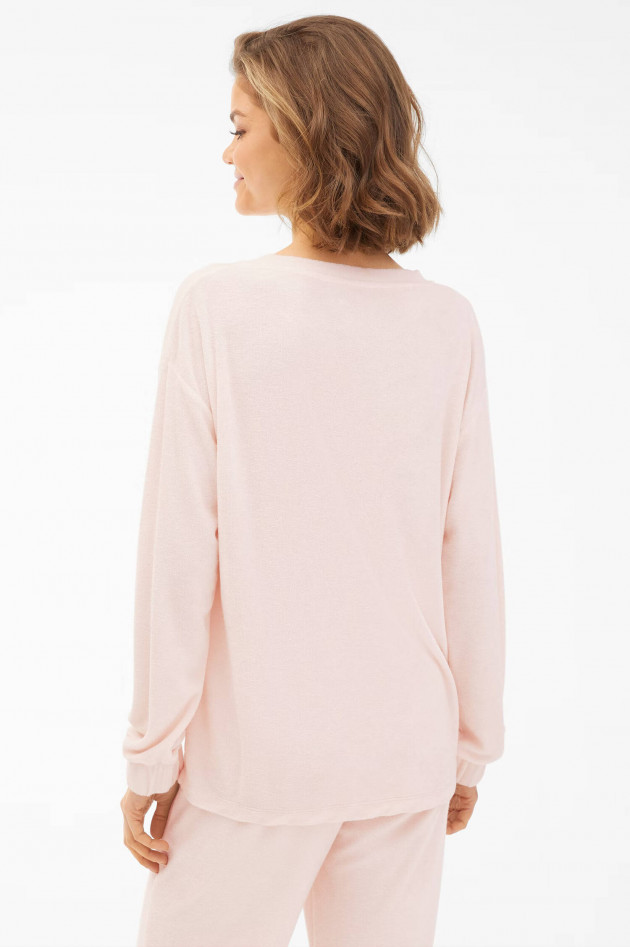 Juvia Terry Fleece Nightwear in Puderrosa