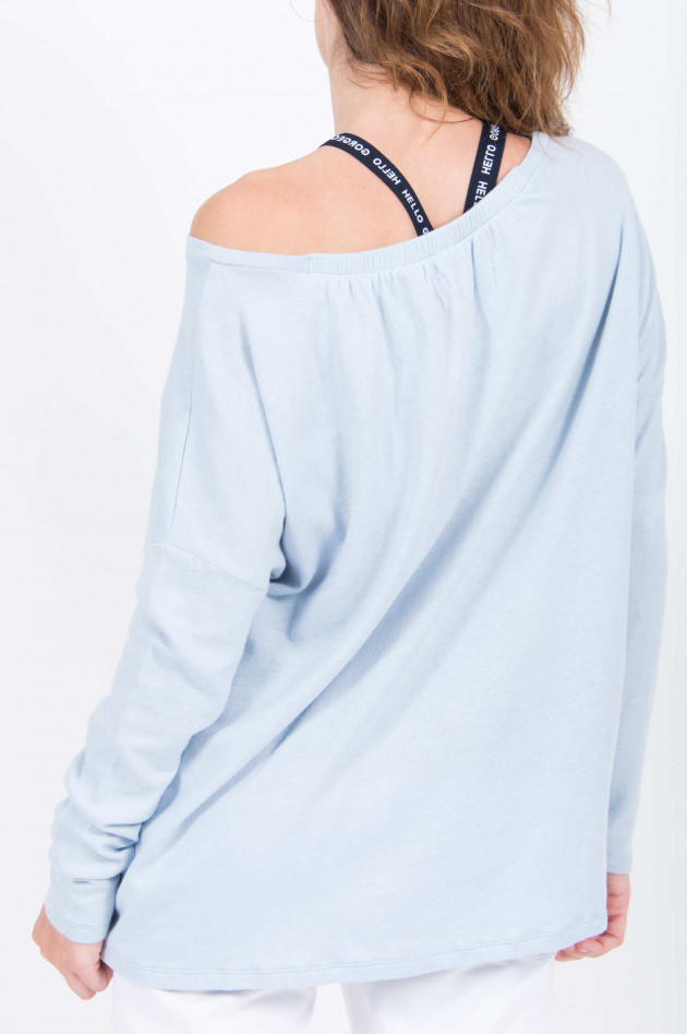 Juvia Cashmix Sweatshirt in Hellblau