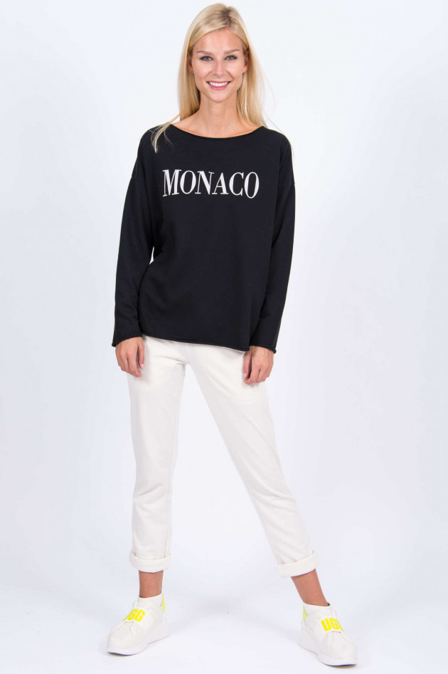 Juvia Sweatshirt MONACO in Schwarz