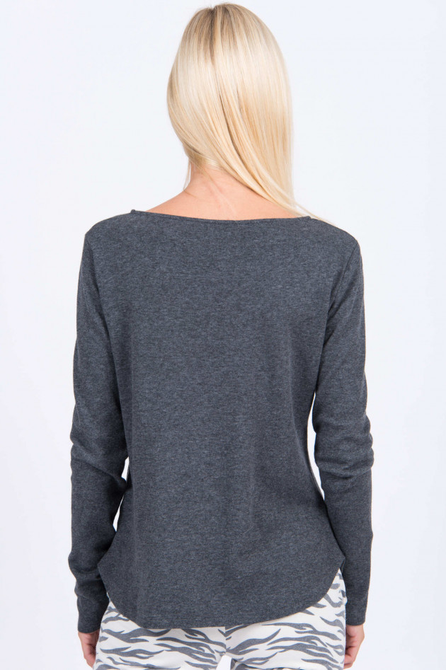 Juvia Cashmix-Sweater in Graphit