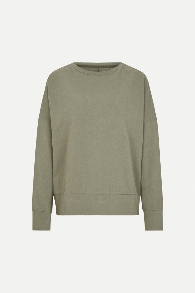 Juvia Relaxed Fit Sweatshirt in Khaki