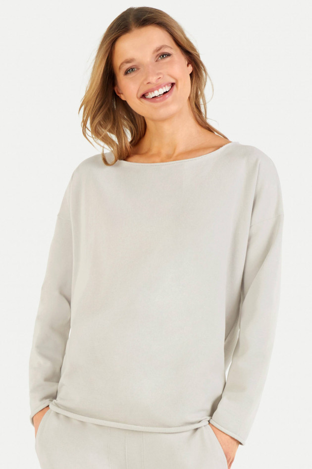 Juvia Relaxed Fit Sweater in Graugrün