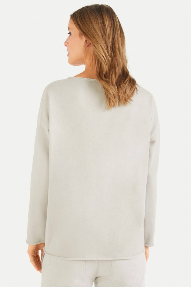Juvia Relaxed Fit Sweater in Graugrün