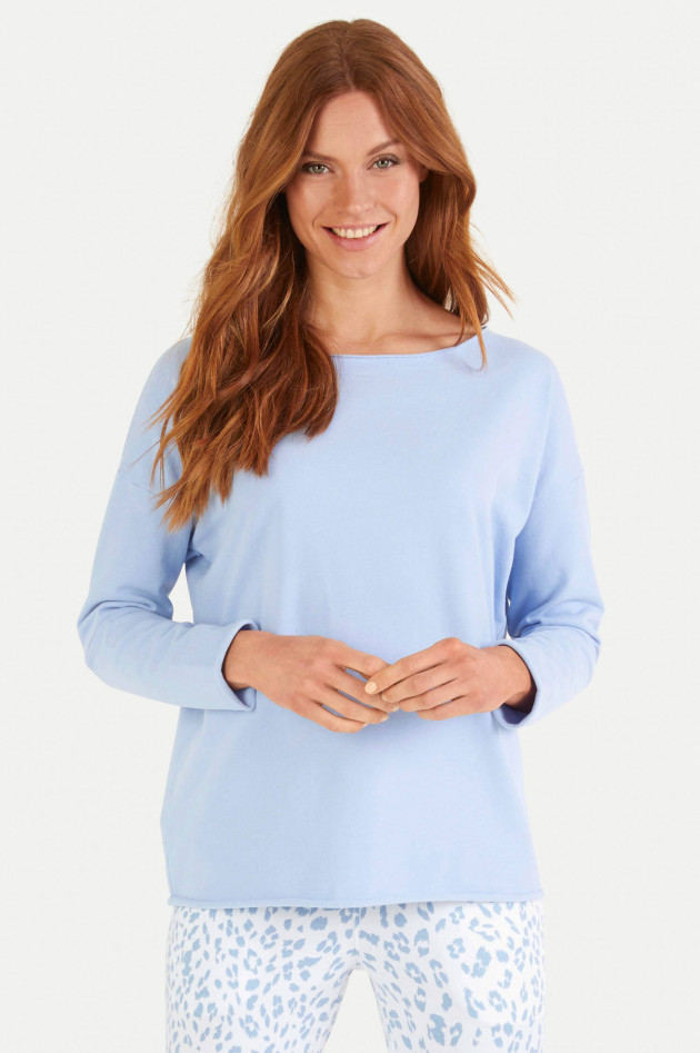 Juvia Relaxed Fit Sweater in Hellblau