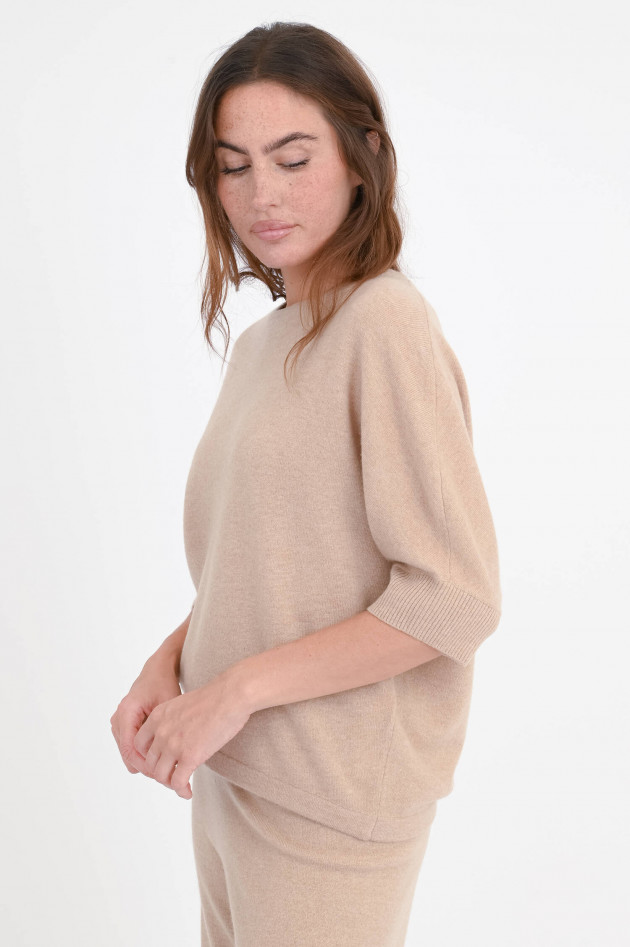 Juvia Pullover aus Woll-Cashmere-Mix in Camel