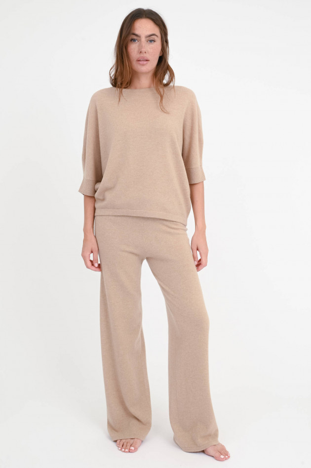 Juvia Pullover aus Woll-Cashmere-Mix in Camel