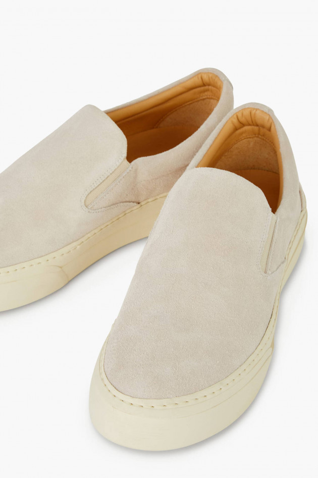 Juvia Slip-On Sneaker aus Leder in Creme