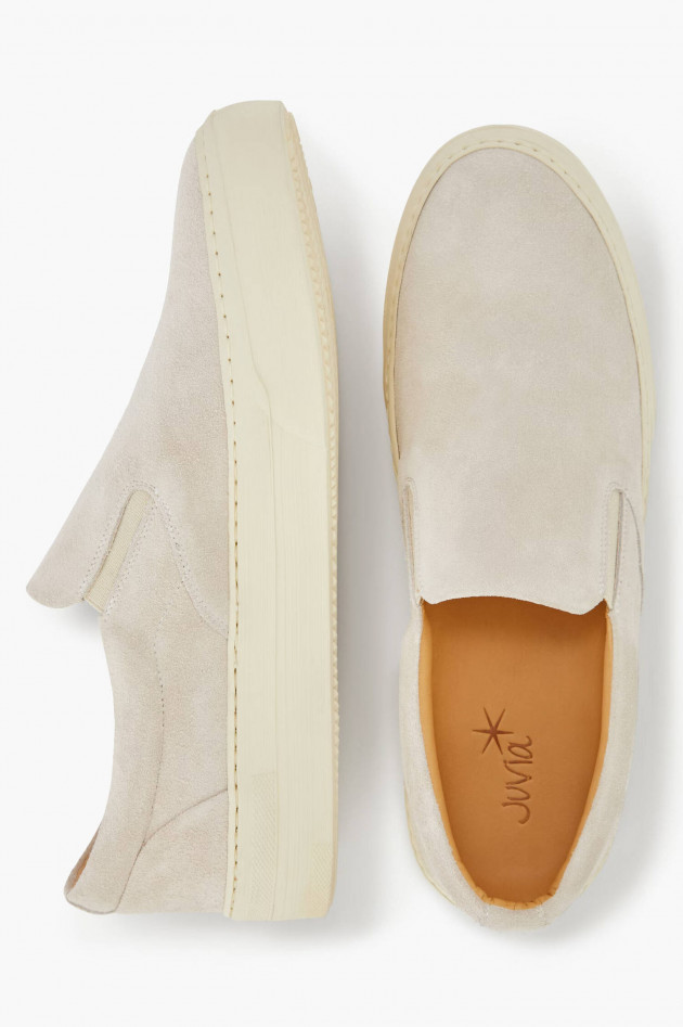 Juvia Slip-On Sneaker aus Leder in Creme