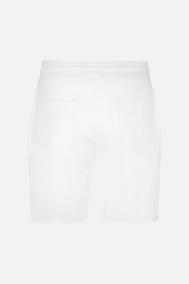 Juvia Jersey-Bermudashorts in Weiß