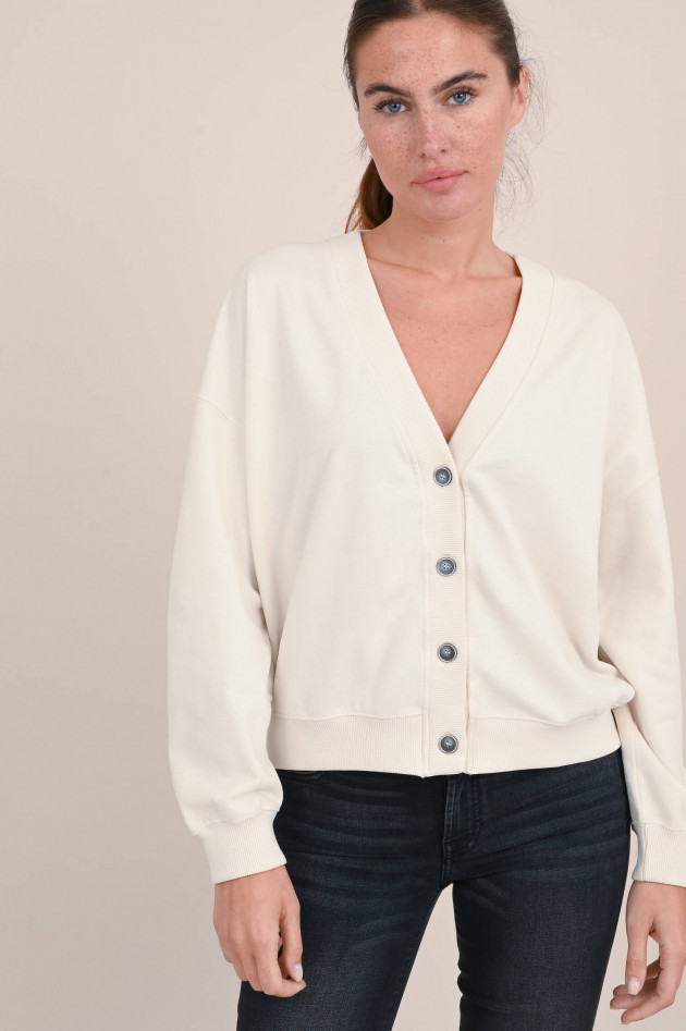 Juvia Sweatweste aus Baumwollmix in Natur
