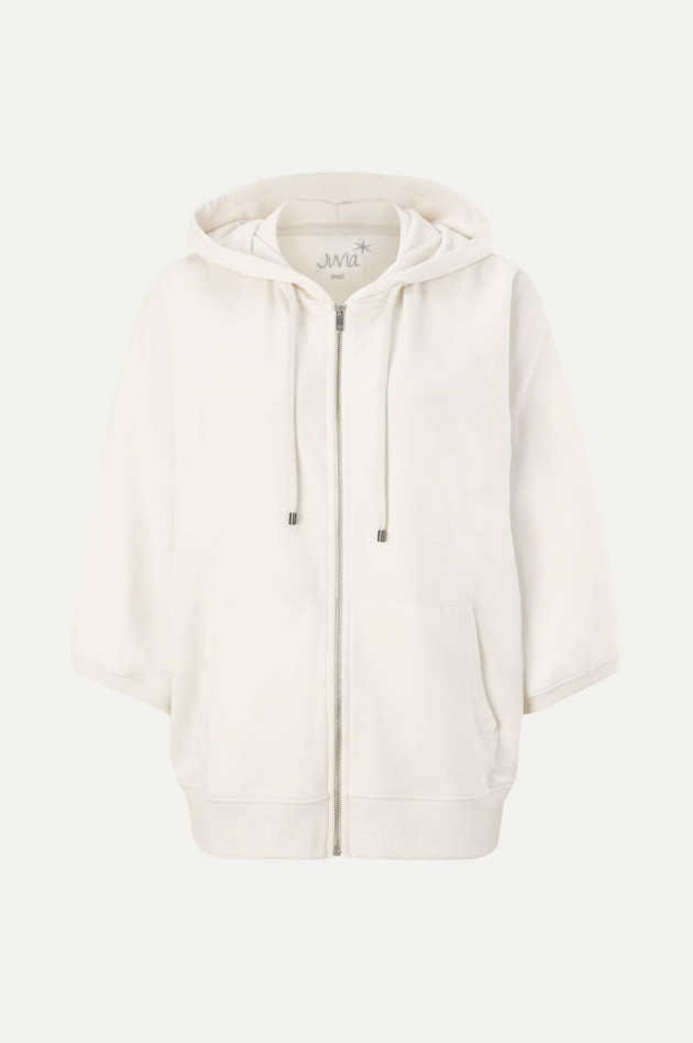 Juvia Oversized Sweat-Zipper in Creme