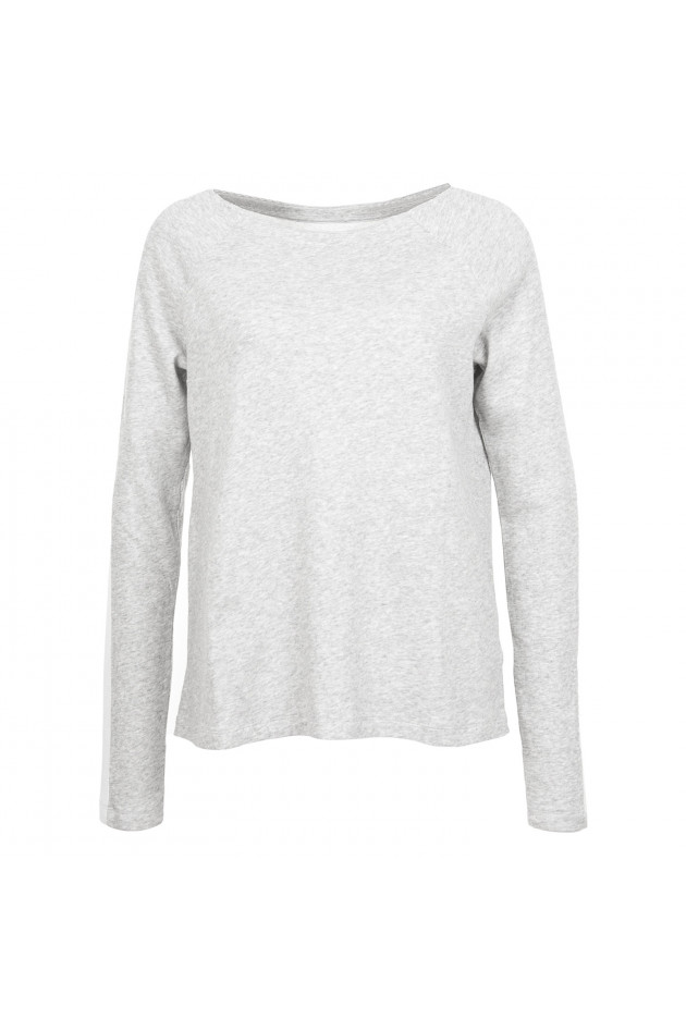 Juvia Sweater in Grau/Weiß